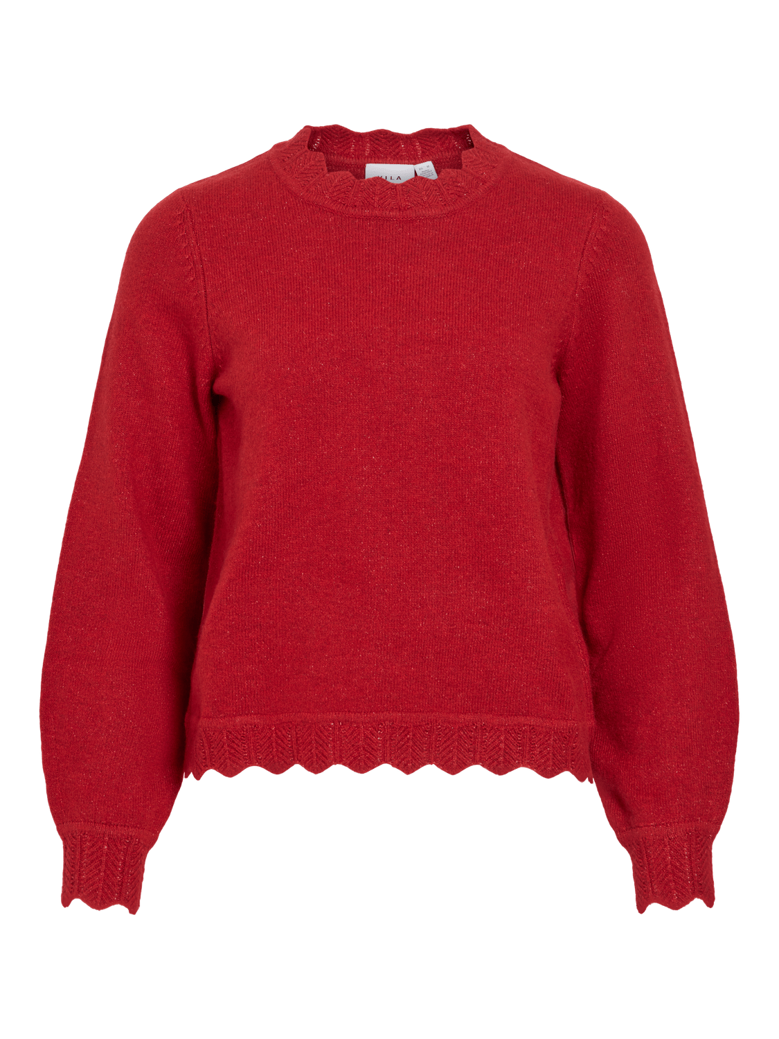 VINIKOLINA Pullover - Savvy Red - VERO MODA & VILA Bergvik